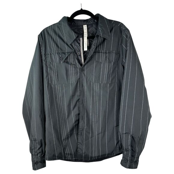 Lululemon 180 Shirt Jacket Long Sleeve Button Men's Size Medium - Picture 1 of 4